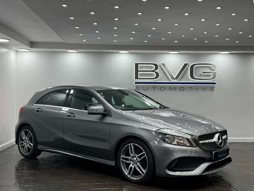 Mercedes-Benz A Class Hatchback 1.5 A180d Amg Line 7G-dct Euro 6 Ss 5 Grey