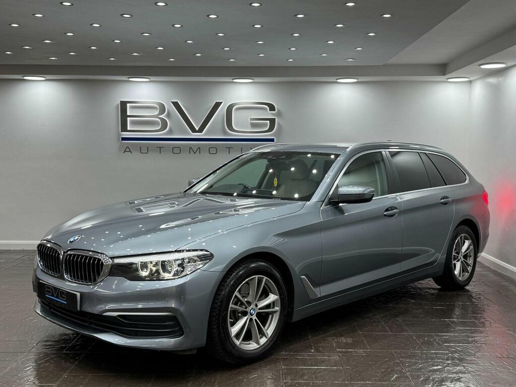 BMW 5 Series 2.0 520D Se Touring Euro 6 Ss Blue #3