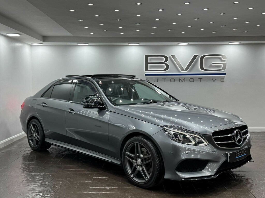 Mercedes-Benz E Class Saloon 2.1 E220 Bluetec Amg Night Edition Premium BG53ABS Grey