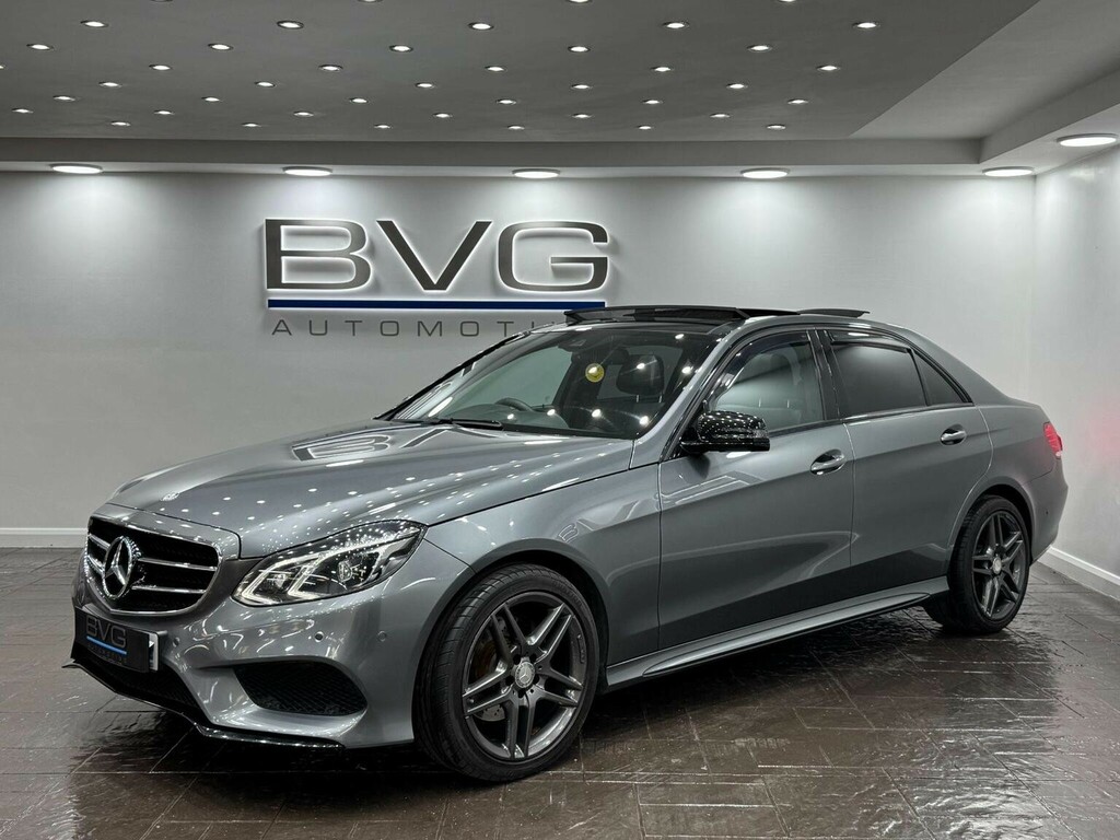 Mercedes-Benz E Class Saloon 2.1 E220 Bluetec Amg Night Edition Premium BG53ABS Grey #3