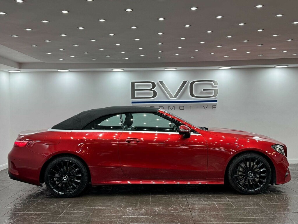 Mercedes-Benz E Class Convertible 2.0 E300 Amg Line Cabriolet G-tronic Red #3
