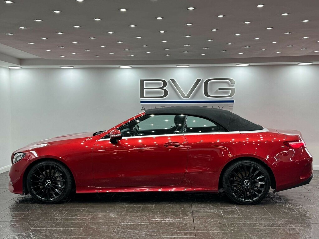 Mercedes-Benz E Class Convertible 2.0 E300 Amg Line Cabriolet G-tronic Red #5
