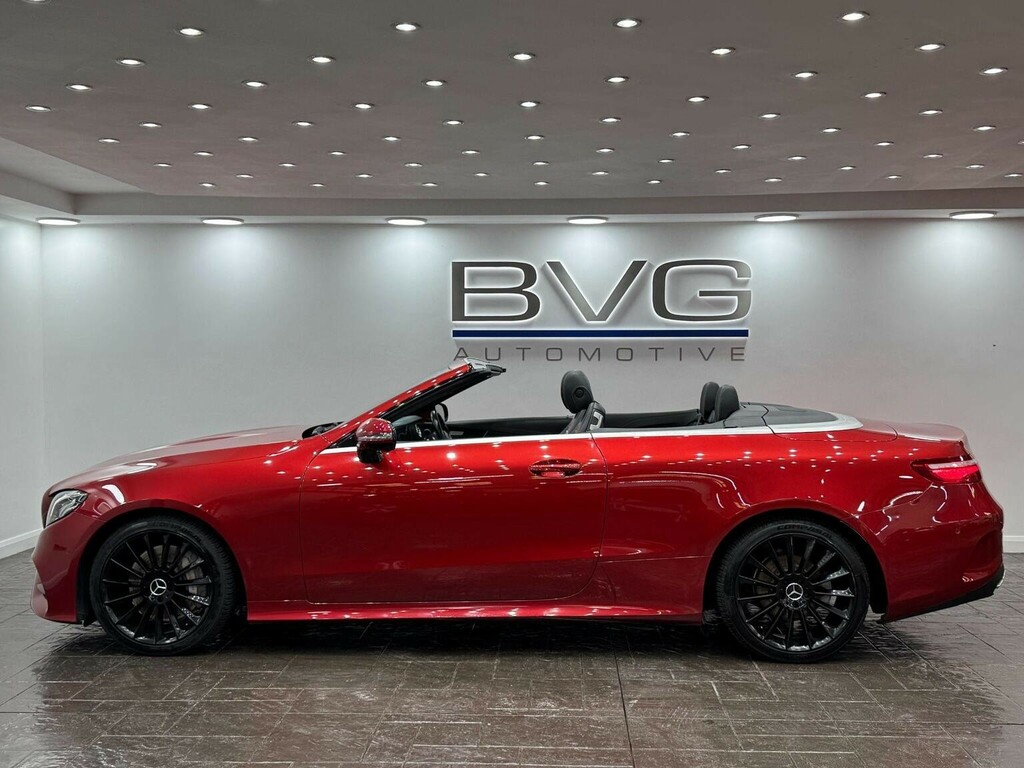 Mercedes-Benz E Class Convertible 2.0 E300 Amg Line Cabriolet G-tronic Red #4