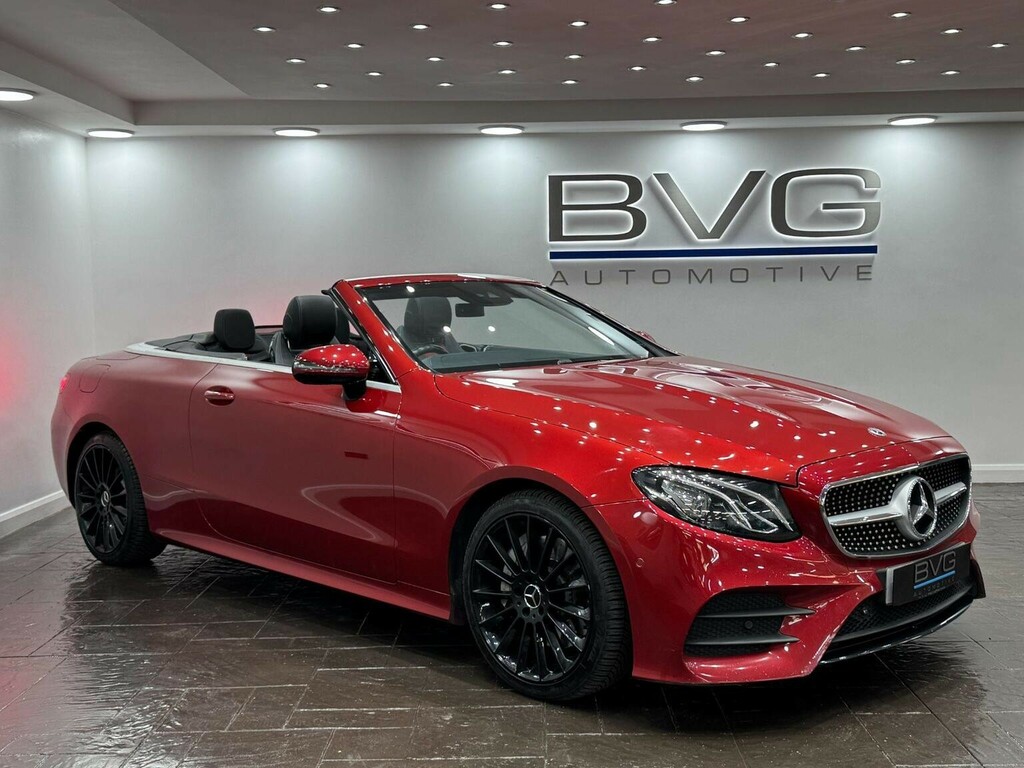 Mercedes-Benz E Class Convertible 2.0 E300 Amg Line Cabriolet G-tronic Red