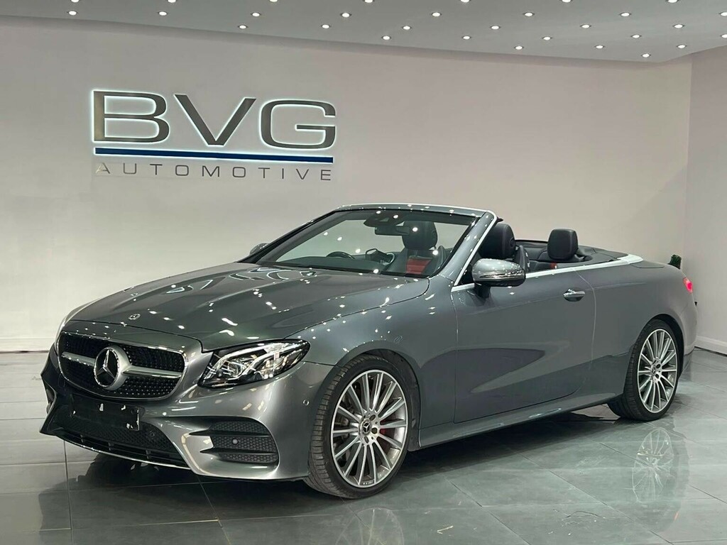 Mercedes-Benz E Class 2.0 E220d Amg Line Premium Plus Cabriolet G-tron Grey