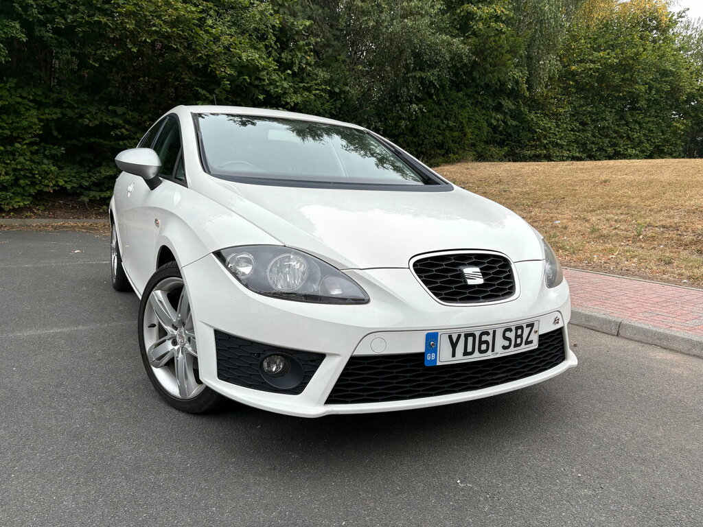 Seat Leon 2.0 Tdi Cr Fr Hatchback Euro 5 White #2