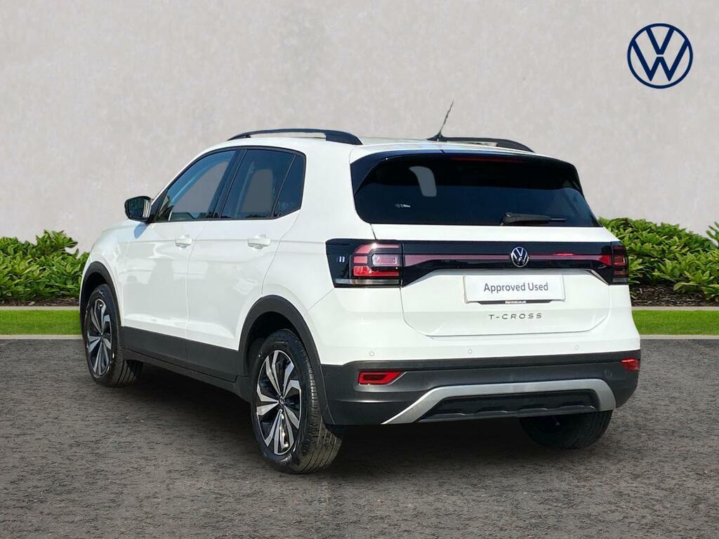 Volkswagen T-Cross 1.0 Tsi Black Edition RF73KHL White #2