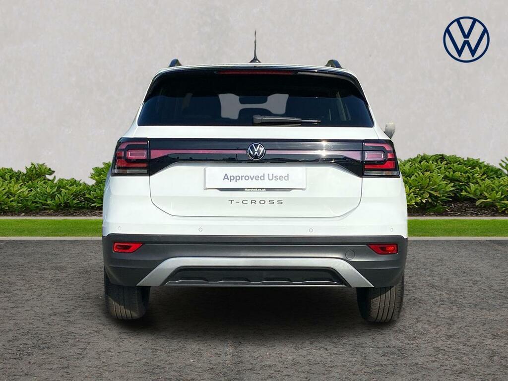 Volkswagen T-Cross 1.0 Tsi Black Edition RF73KHL White #4