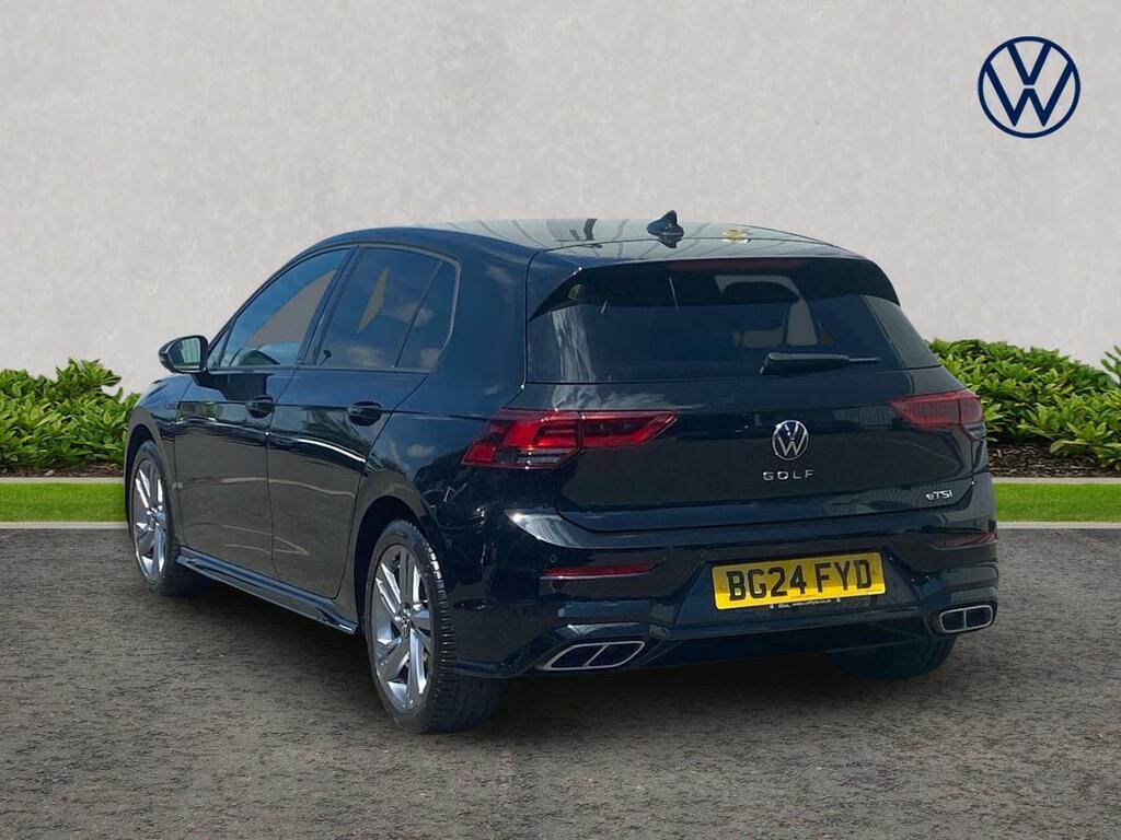 Volkswagen Golf 1.5 Etsi 150 R-line Dsg BG24FYD Black #2