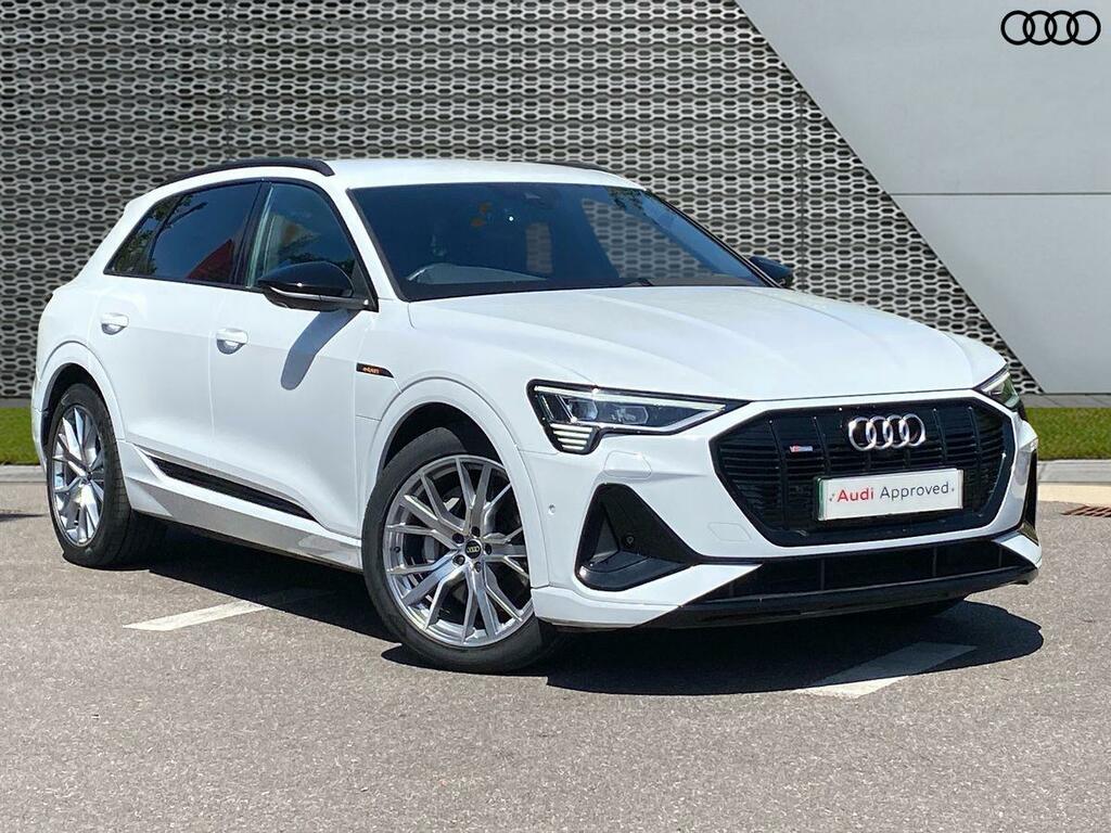 Audi E-tron Black Edition 55 Quattro 30000 Kw White