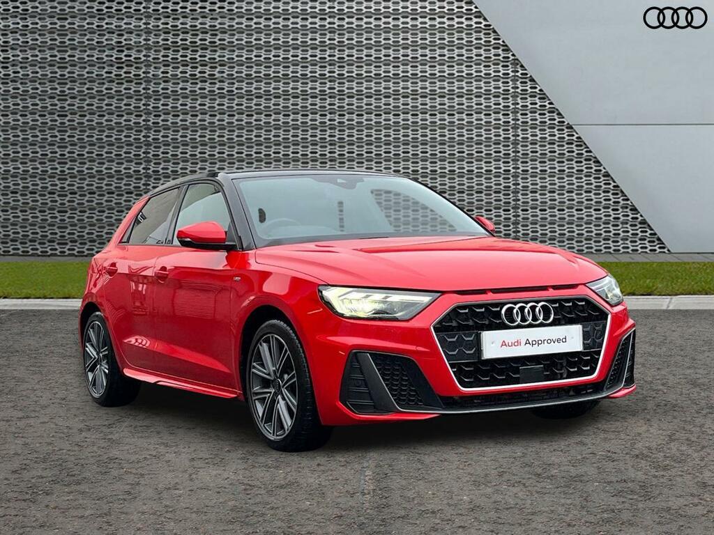 Audi A1 1.0 Tfsi 30 S Line Sportback S Tronic Euro 6 Ss Red