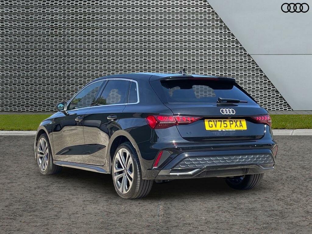 Audi A3 S Line Tfsi E 204 Ps S Tronic GV75PXA Black #3