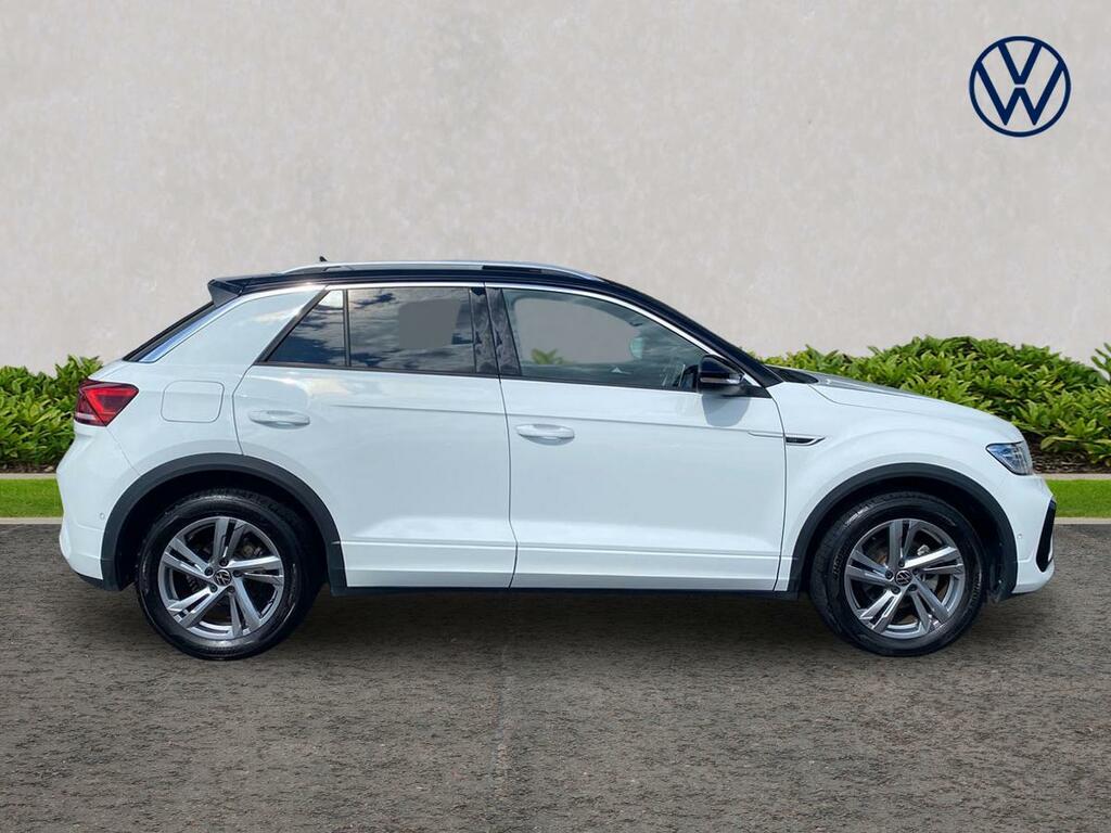 Volkswagen T-Roc 1.5 Tsi R-line Dsg White #5