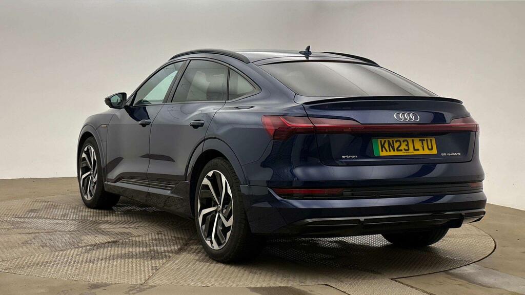 Audi E-tron 55 Black Edition Sportback Quatt Blue #2