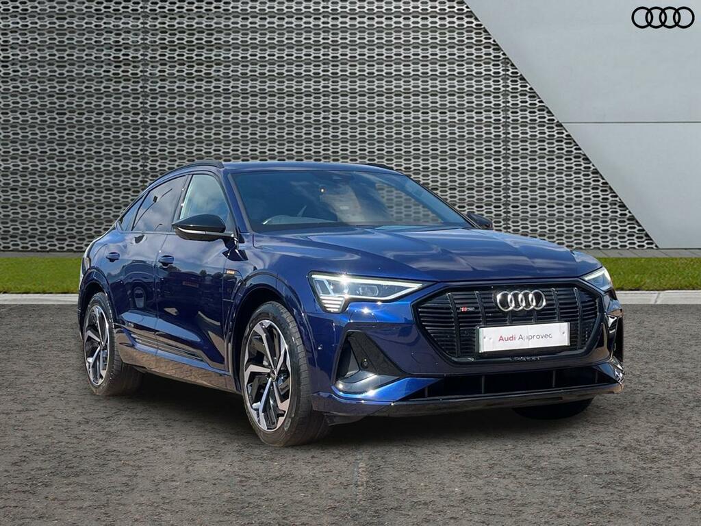 Audi E-tron 55 Black Edition Sportback Quattro 95Kwh Blue