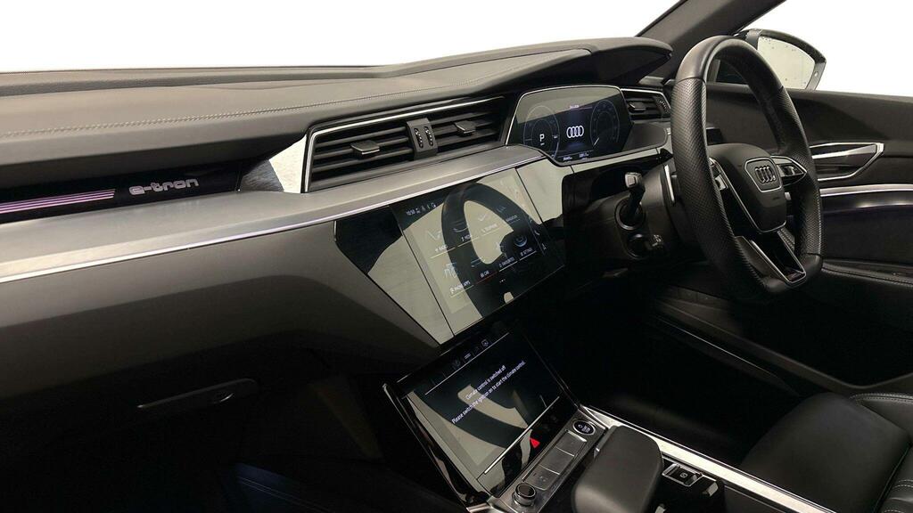 Audi E-tron 55 Black Edition Sportback Quatt Blue #6