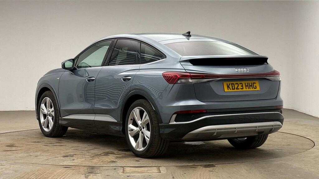 Audi Q4 E Tron 40 S Line Sportback 82Kwh KD23HHG Blue #2