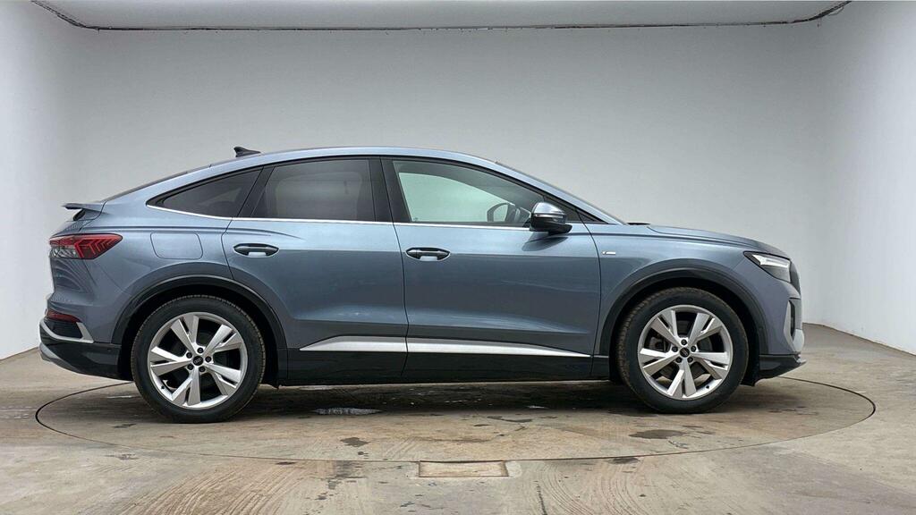 Audi Q4 E Tron 40 S Line Sportback 82Kwh KD23HHG Blue #3