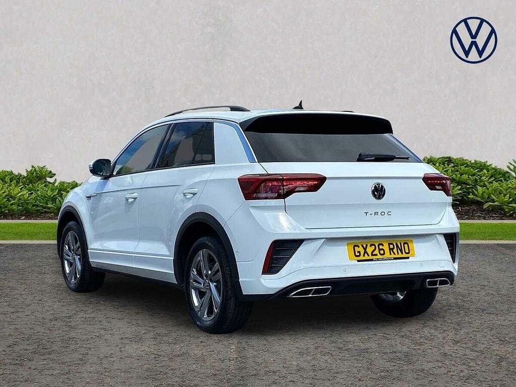 Volkswagen T-Roc 1.5 Tsi R-line Dsg White #3