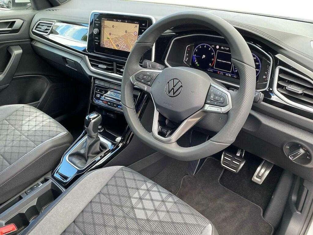 Volkswagen T-Roc 1.5 Tsi R-line Dsg White #6