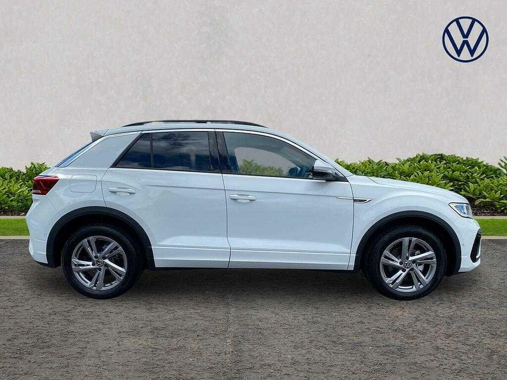 Volkswagen T-Roc 1.5 Tsi R-line Dsg White #4