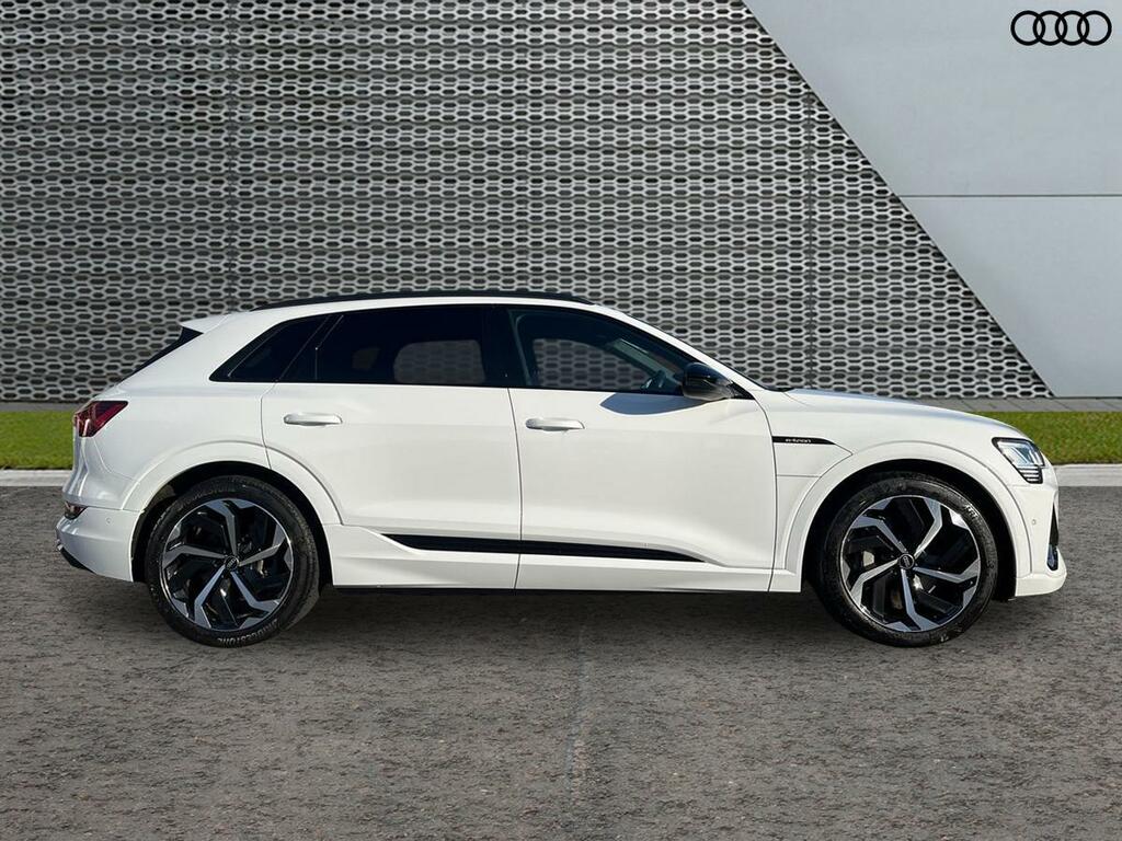 Audi E-tron 55 Black Edition Quattro 95Kwh 11Kw Char White #5