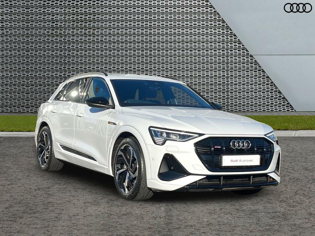 Audi E-tron 55 Black Edition Quattro 95Kwh 11Kw Char White