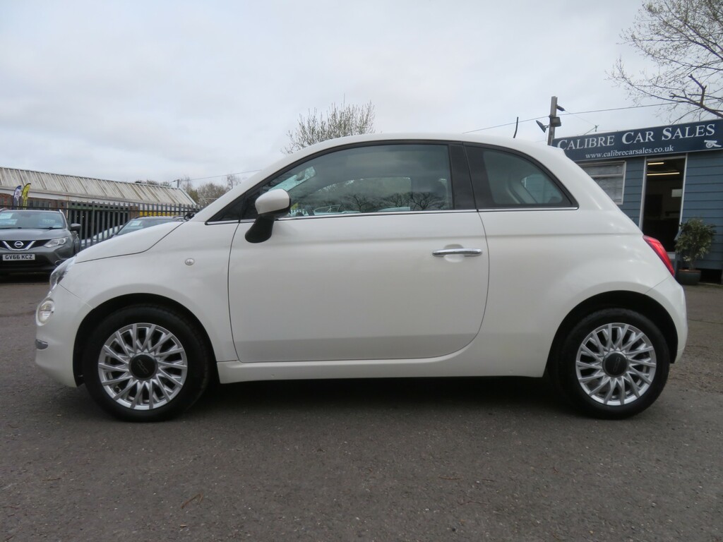 Fiat 500 Lounge AJ66HWL White #4