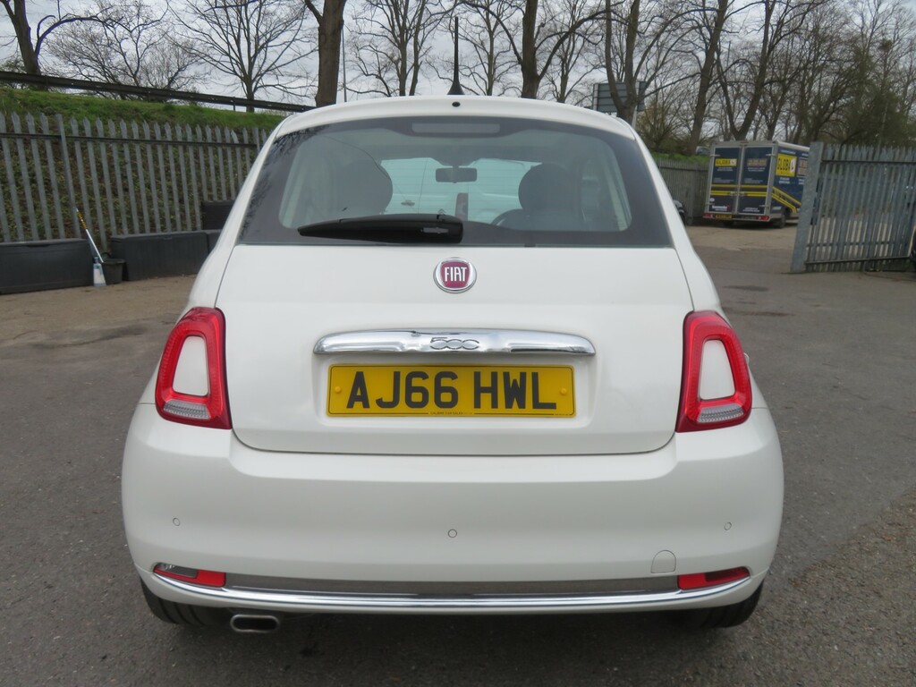 Fiat 500 Lounge AJ66HWL White #6