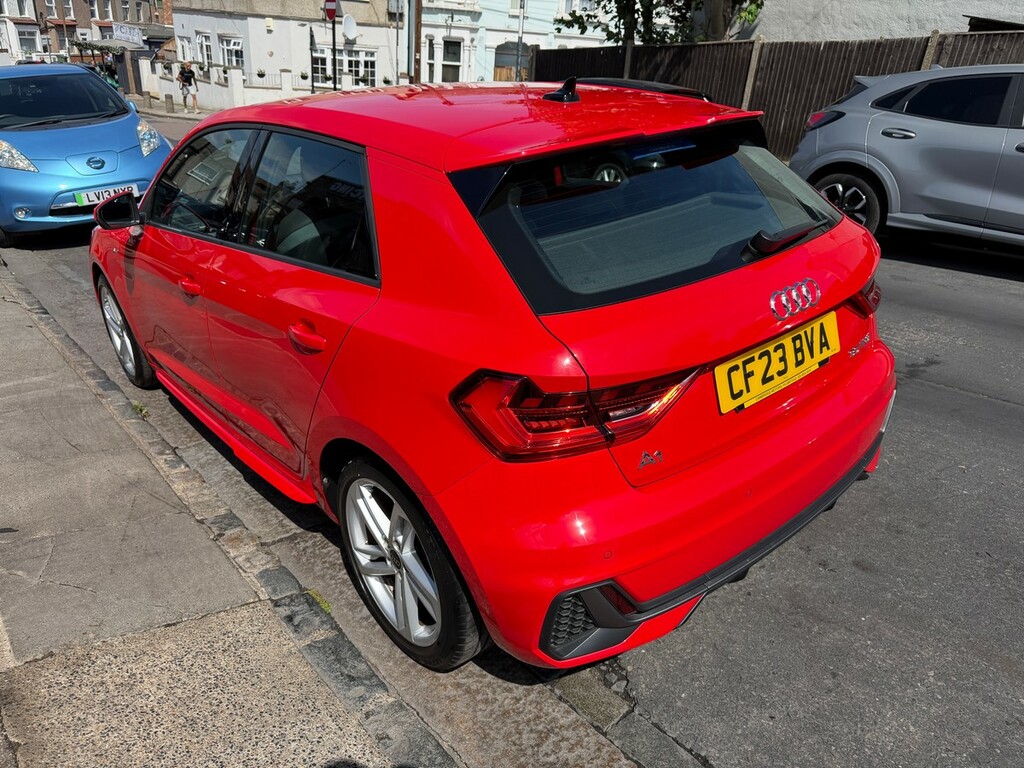 Audi A1 1.0 Tfsi 30 S Line Sportback S Tronic Euro 6 Red #5