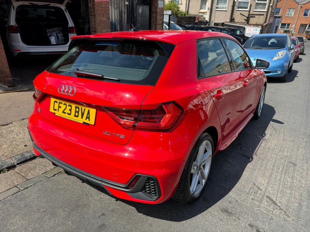 Audi A1 1.0 Tfsi 30 S Line Sportback S Tronic Euro 6 Red #3