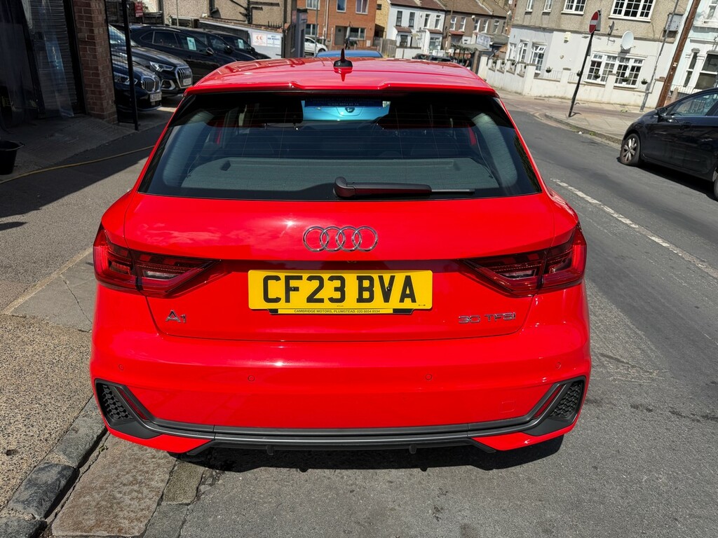 Audi A1 1.0 Tfsi 30 S Line Sportback S Tronic Euro 6 Red #4