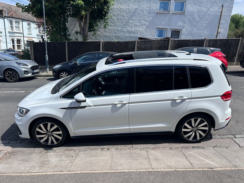 Volkswagen Touran 1.5 Tsi Evo R-line Dsg Euro 6 White #6