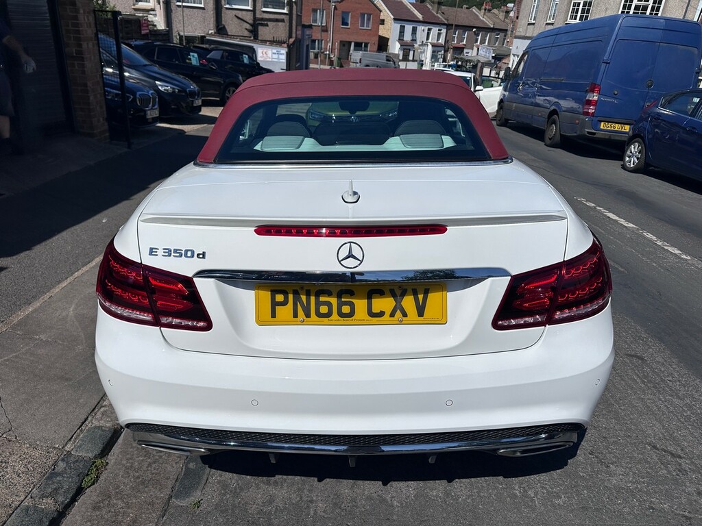 Mercedes-Benz E Class 3.0 E350d V6 Amg Line Edition Premium Cabriolet White #4