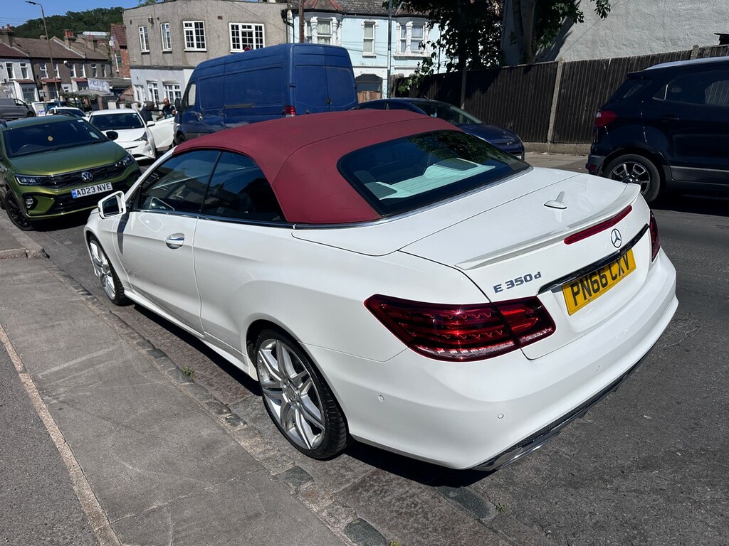 Mercedes-Benz E Class 3.0 E350d V6 Amg Line Edition Premium Cabriolet White #5