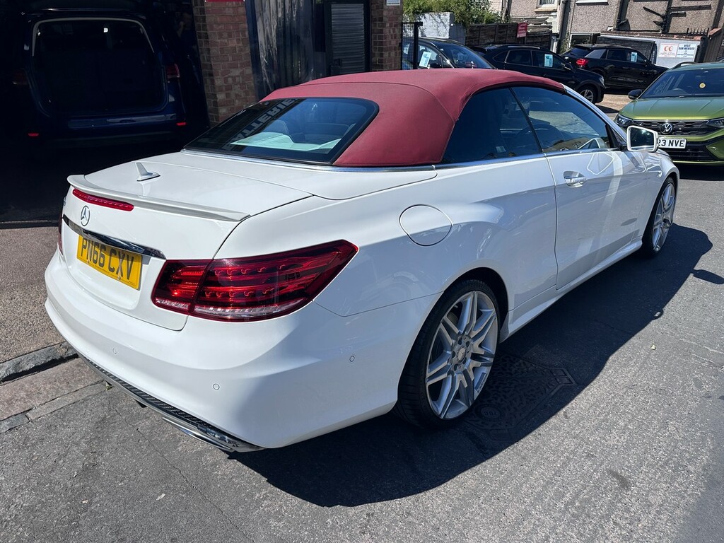 Mercedes-Benz E Class 3.0 E350d V6 Amg Line Edition Premium Cabriolet White #3