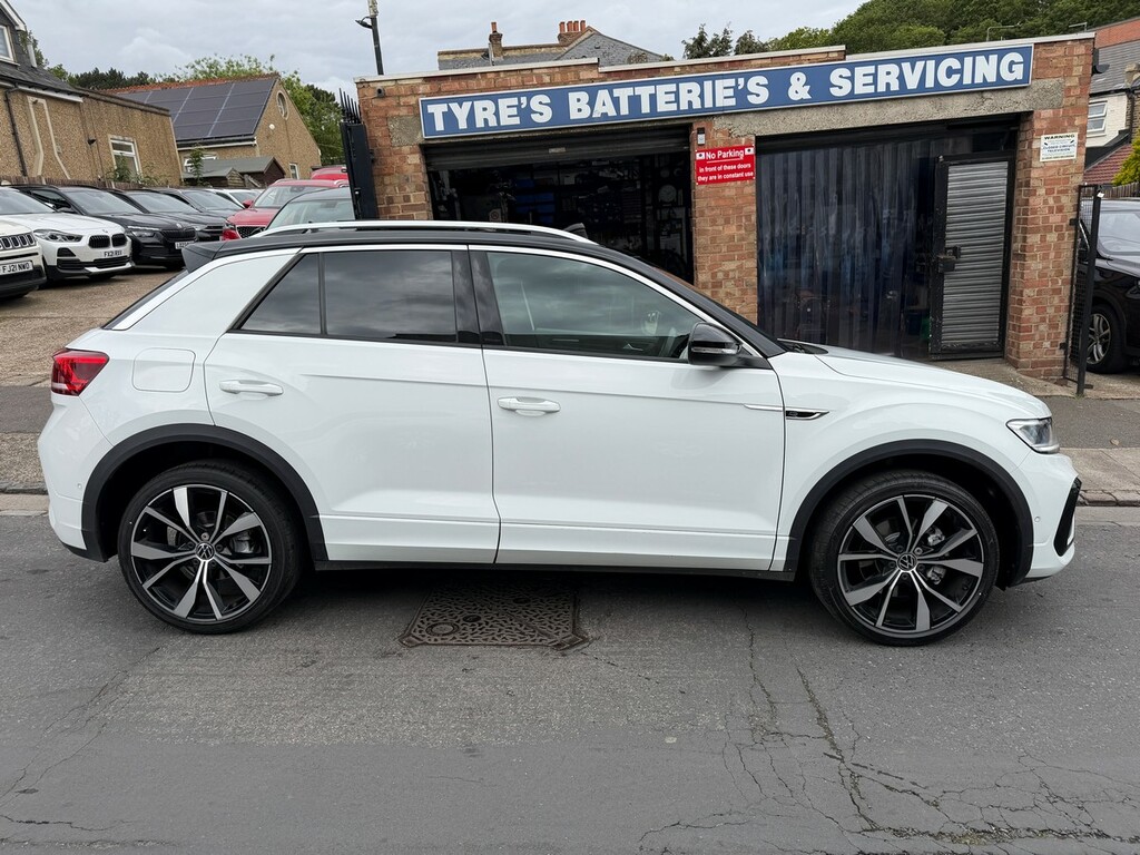 Volkswagen T-Roc 2.0 Tsi R-line Dsg 4Motion Euro 6 White #2
