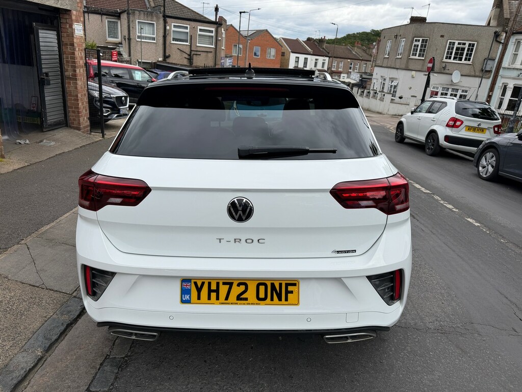 Volkswagen T-Roc 2.0 Tsi R-line Dsg 4Motion Euro 6 White #4