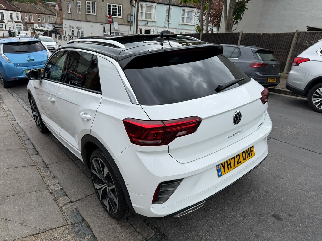 Volkswagen T-Roc 2.0 Tsi R-line Dsg 4Motion Euro 6 White #5