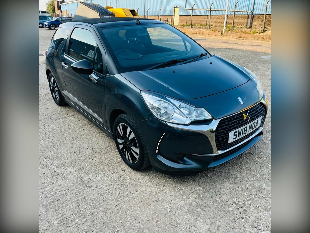 DS DS 3 Cabrio 1.6 Bluehdi Chic Cabriolet Euro 6 Ss Grey #2