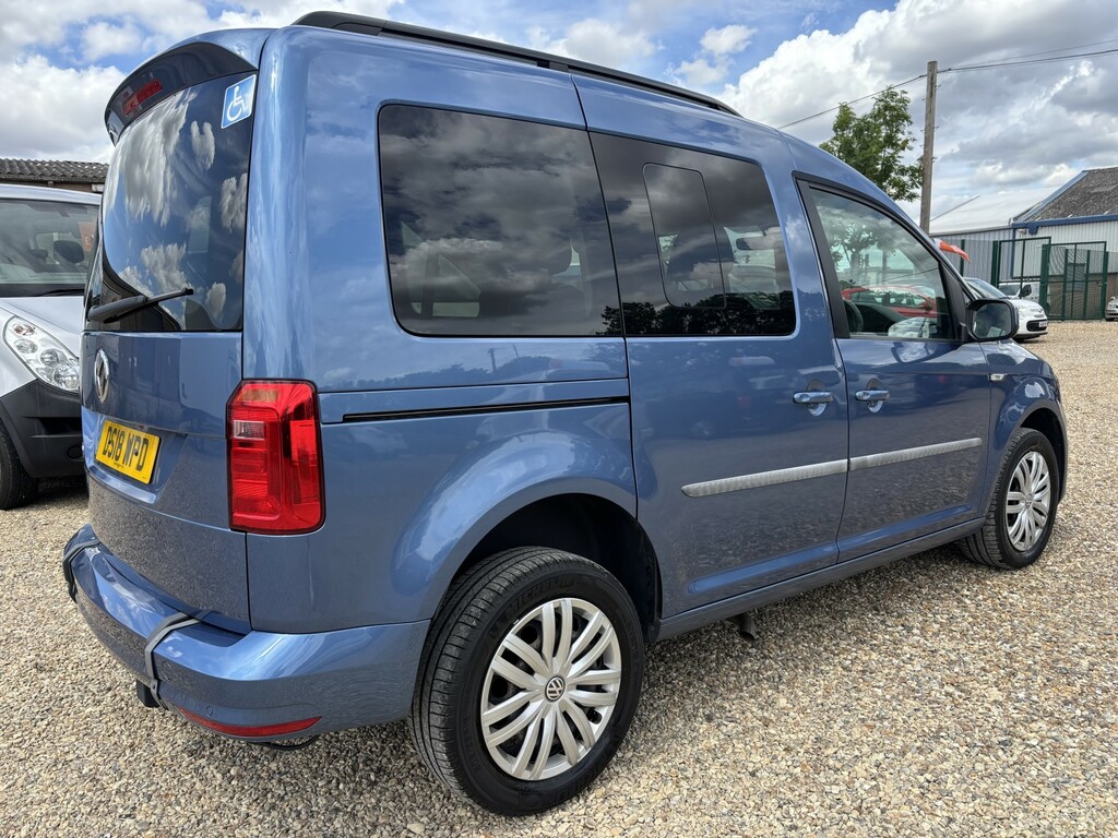 Volkswagen Caddy Life Wheelchair Accessible Vehicle Passenger Up Front W Blue #3