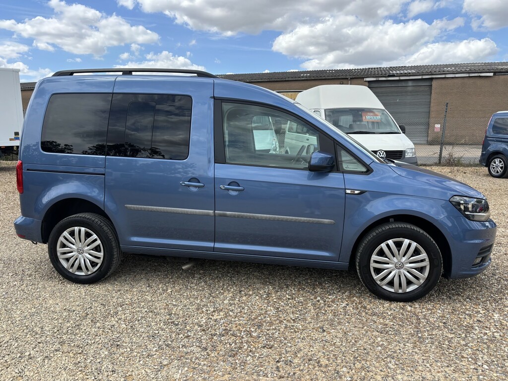 Volkswagen Caddy Life Wheelchair Accessible Vehicle Passenger Up Front W Blue #2