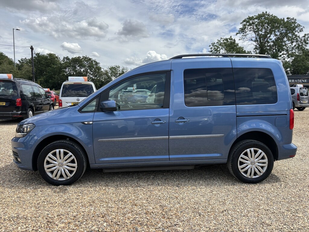 Volkswagen Caddy Life Wheelchair Accessible Vehicle Passenger Up Front W Blue #4