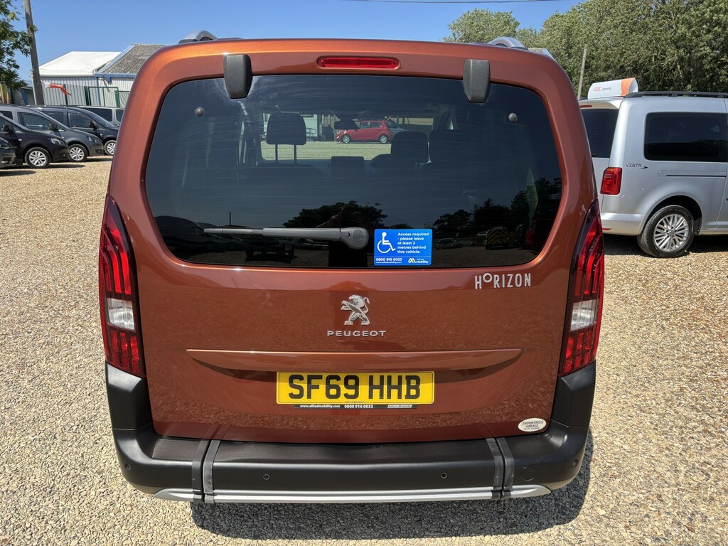 Peugeot Rifter Wheelchair Accessible Vehicle Wav Wheelchair Acces Brown #4