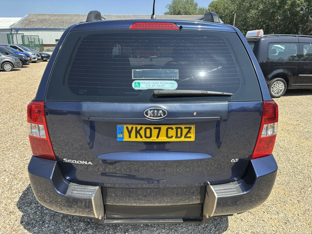 Kia Sedona Wheelchair Accessible Vehicle Wav Wheelchair Blue #4