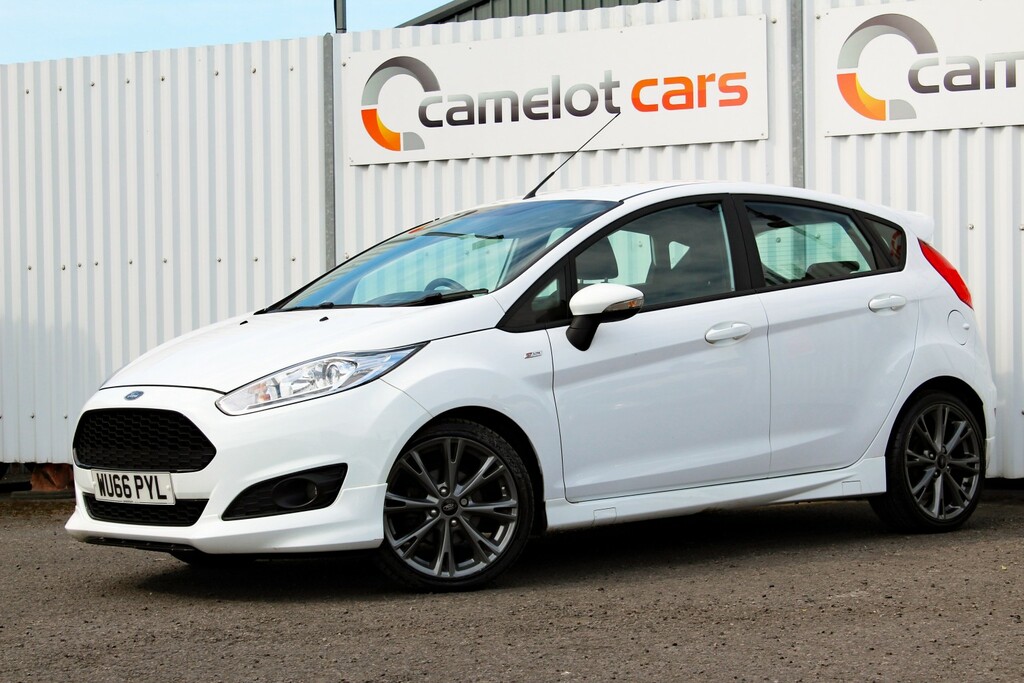Ford Fiesta Hatchback 1.0 T Ecoboost St-line 2016 White #3