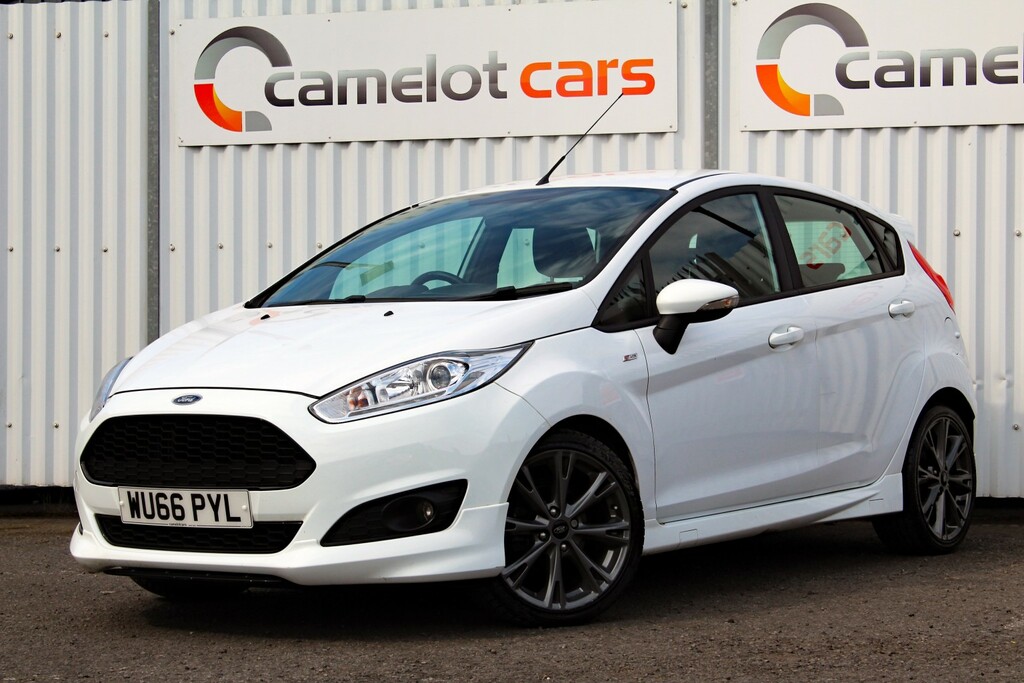 Ford Fiesta Hatchback 1.0 T Ecoboost St-line 2016 White #2