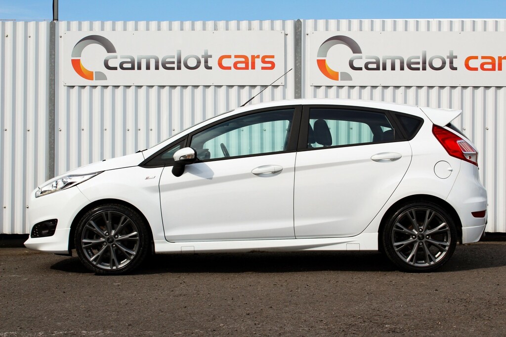 Ford Fiesta Hatchback 1.0 T Ecoboost St-line 2016 White #4