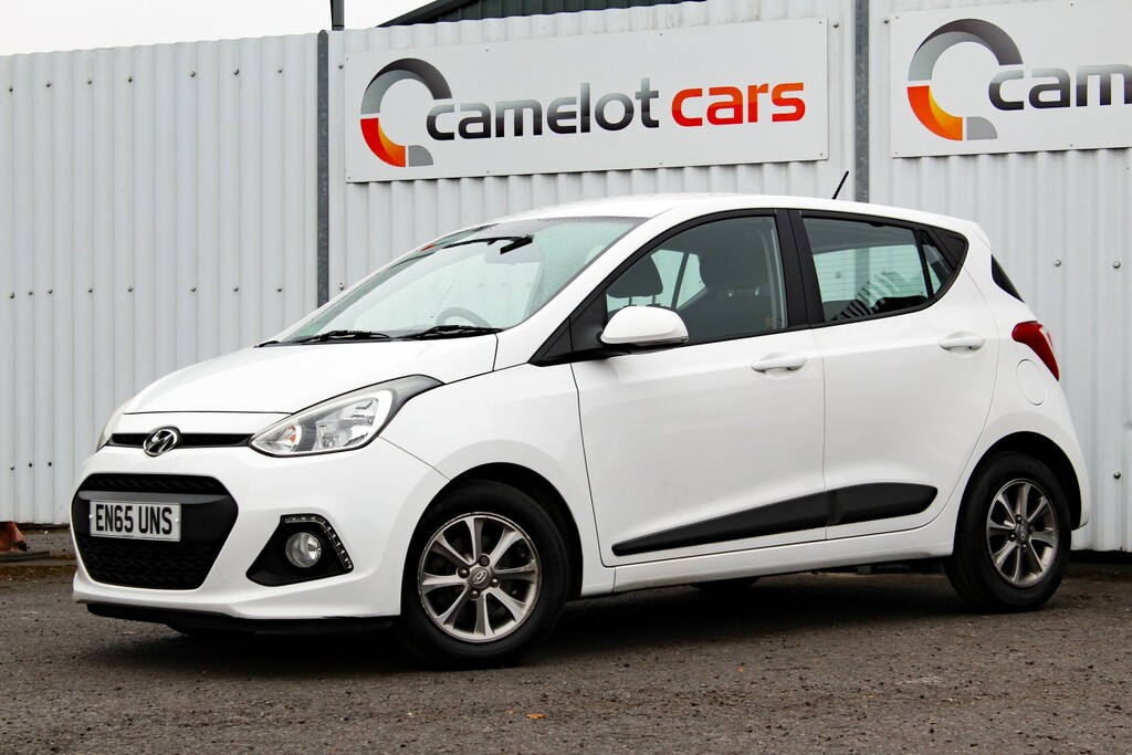 Hyundai I10 Hatchback 1.2 Premium 2015 EN65UNS White #3