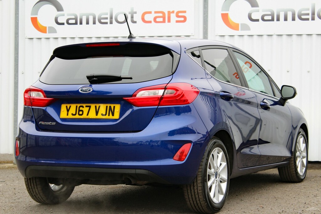 Ford Fiesta Hatchback 1.0 T Ecoboost Titanium 2017 YJ67VJN Blue #6